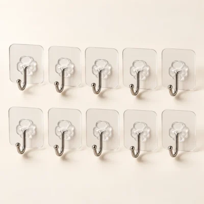 Self-Adhesive Photo Frame Hooks – Pack of 10